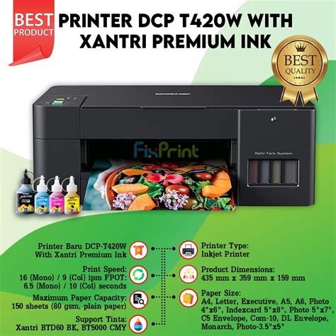 Jual Printer Brother DCP T420W T420 WiFi Wireless Print Scan Copy