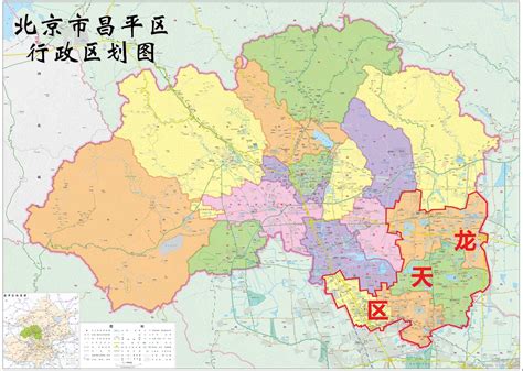 昌平区行政区划地图北京昌平区地图详细 伤感说说吧