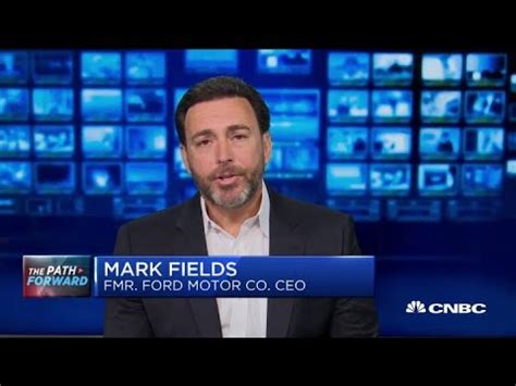 Former Ford Ceo Mark Fields Is Optimistic On Car Demand Youtube