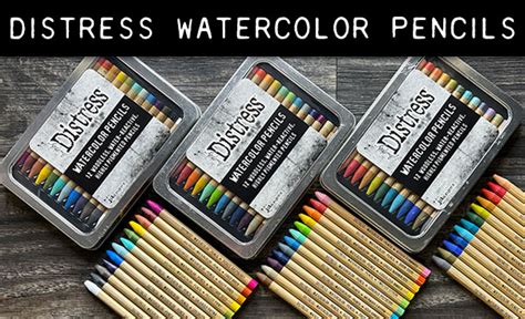 Distress Watercolor Pencils Tim Holtz