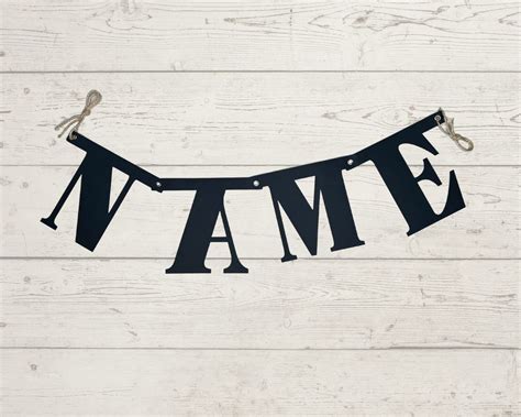 Custom Banner, Happy Birthday, Name Banner - Etsy