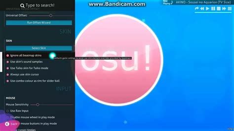 Osu Walkthrough 25 Other Settings