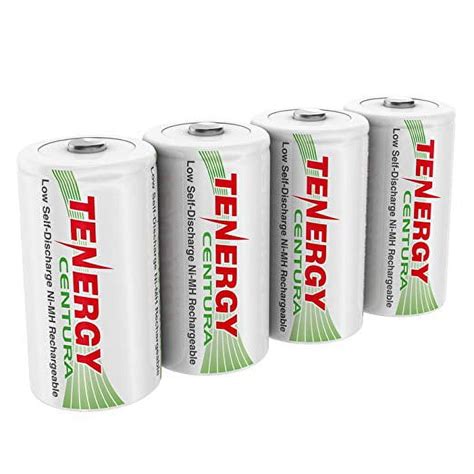 Tenergy Centura D Size 8000mAh Low Self Discharge LSD NiMH