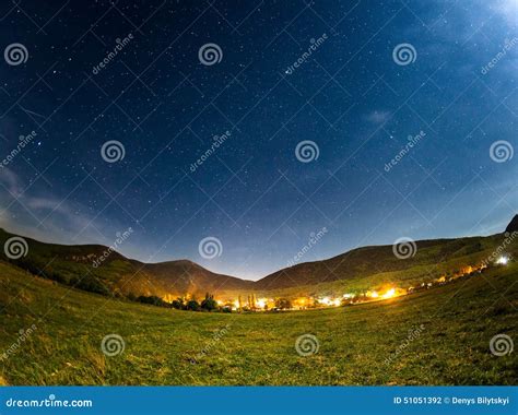 Sky Full of Stars. Beautiful Summer Night Stock Photo - Image of galaxy ...