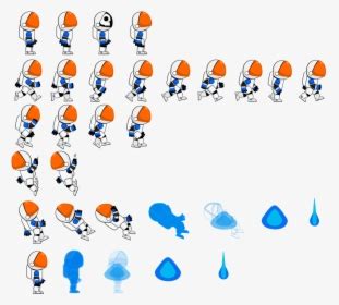 Astronaut Spritesheet - Astronaut 2d Sprite, HD Png Download - kindpng