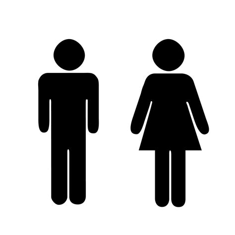 Toilet Icon Unisex Vector Man And Woman Icon Wc Sign Icon Toilet