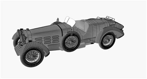 1924 Hispano Suiza Tulipwood Torpedo 3d Model By Blackraven37