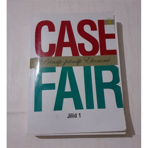 Jual Case Fair Prinsip Prinsip Ekonomi Edisi Jilid Preloved