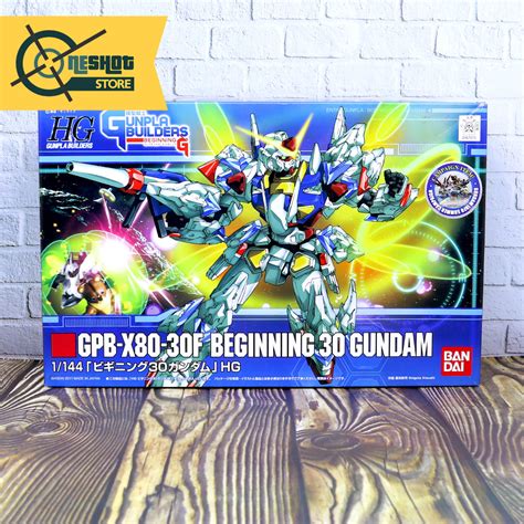 Jual RARE Bandai HG HGGB 1 144 Beginning 30 Gundam Shopee Indonesia