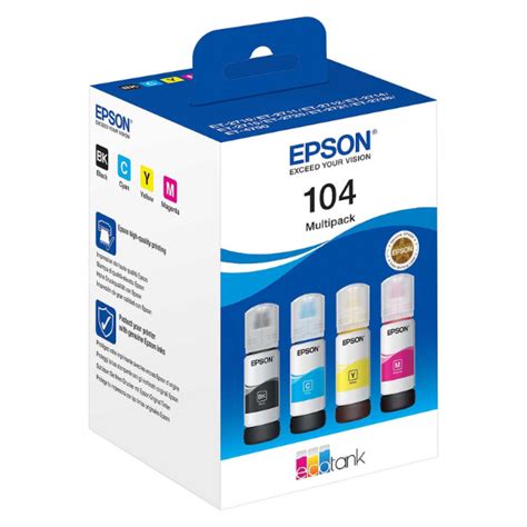 Buy Genuine Epson Ecotank Et Multipack Ink Bottles Inkredible Uk