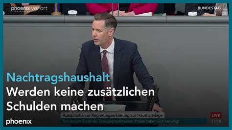 Christian Dürr zur Regierungserklärung von Olaf Scholz zur