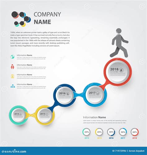 Milestone And Timeline Infographic Stock Vector Illustration Of