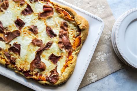 Homemade Burrata Prosciutto Pizza Recipe With My Love Katie