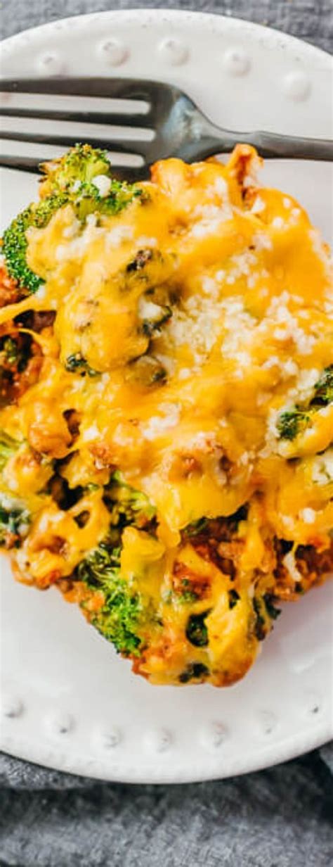 Keto Casserole With Ground Beef And Broccoli All Delicious Recipe