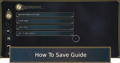 Hogwarts Legacy How To Save How Many Save Files Gamewith