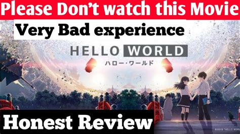 Hello World Review Hello World Movie Review Review In Hindi Anime