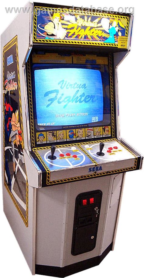 Virtua Fighter - Arcade - Artwork - Cabinet