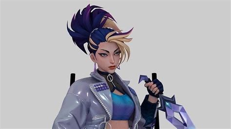 Akali League Of Legends Kda All Out 3d Model 3d Printable Cgtrader