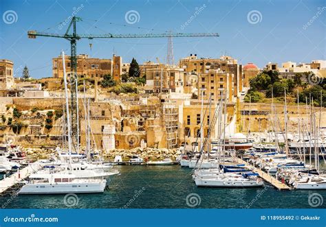 Triq Marina in Kalkara of Malta Stock Photo - Image of coast, tourism ...