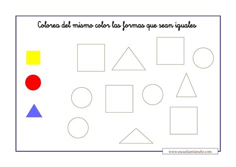 Actividades para niños de 2 a 3 años Figuras geométricas para aprender