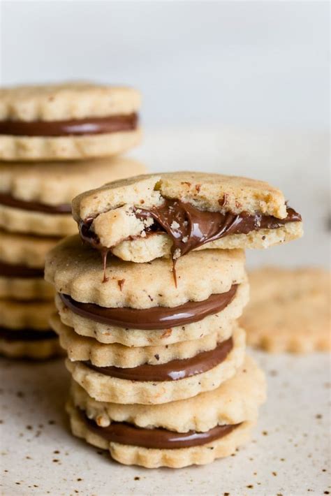 Melt In Your Mouth Nutella Sandwich Cookies