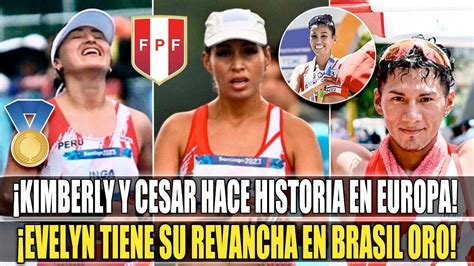 Per En Lo Alto Del Atletismo Kimberly Garcia Evelyn Inga Y C