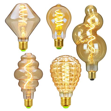 TIANFAN E27 Vintage Edison Led Bulb Special Shaped Led Filament 4W