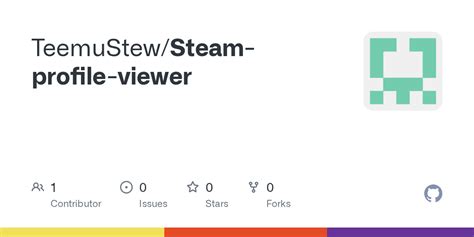 GitHub - TeemuStew/Steam-profile-viewer