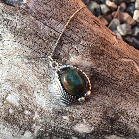 Turquoise Pendant, Turquoise Necklace, Turquoise Jewelry Native ...