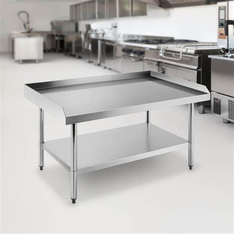 Gridmann 48 In X 30 In Stainless Steel Kitchen Utility Table With Bottom Shelf Es Gr67 Hd3048