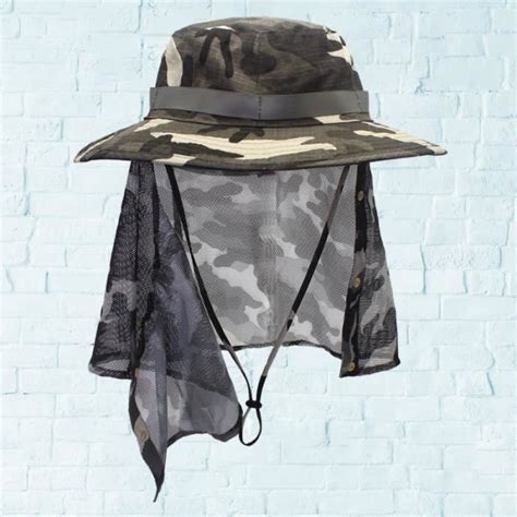 Camouflage Acceptable Chapeau De P Che Ripstop Bucket Avec Rabat Sur La