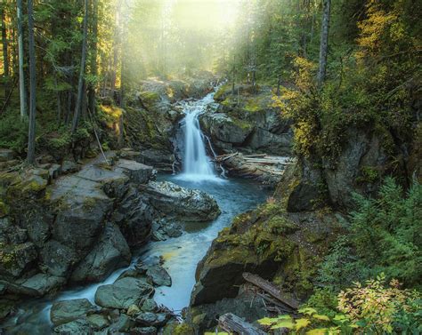 Silver Falls In Autumn Photograph By Angie Vogel Fine Art America