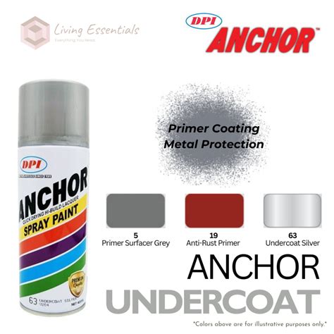 DPI Anchor UNDERCOAT PRIMER 5 19 63 Spray Paint 400ml READY STOCK