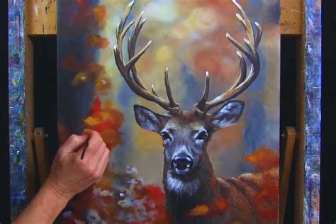 Capturing a Deer in Autumn: Acrylic Painting Tutorial – Urbaki Art