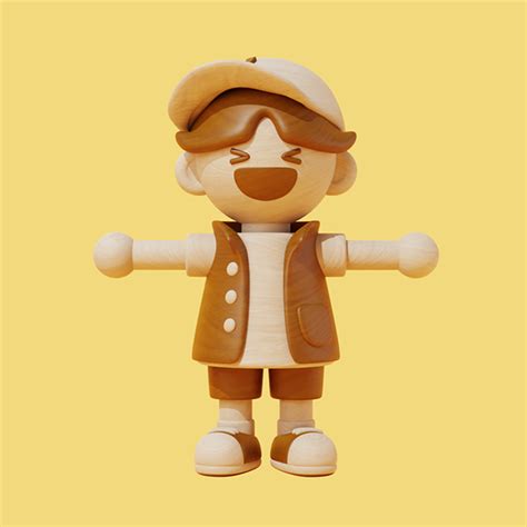 Wooden Characters :: Behance