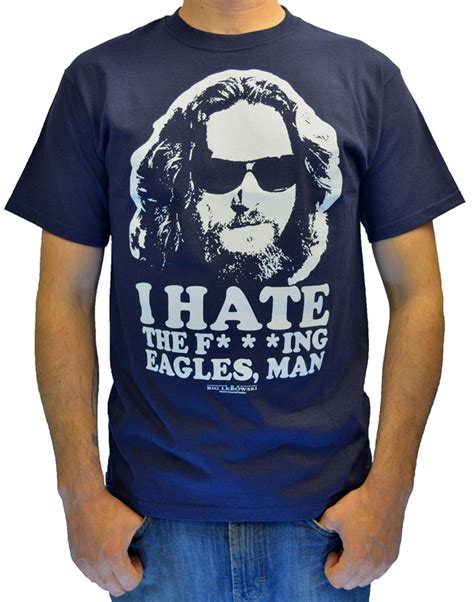 I Hate The Eagles Big Lebowski Non Music T Shirts