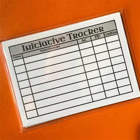 Repop Gifts D D Initiative Tracker Notes