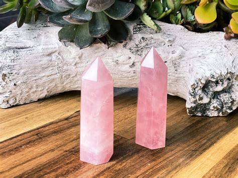 Natural Rose Quartz Tower Point Crystal – Miami Mining Co | Gem Mining ...