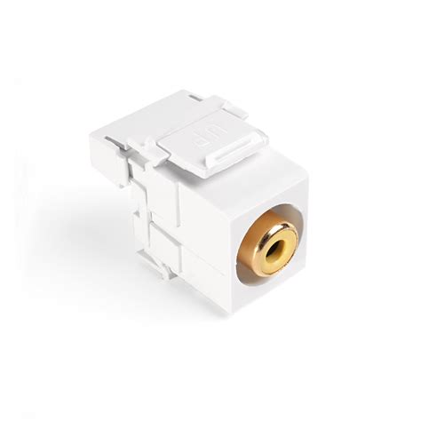 Leviton 40735 RYW RCA 110 Termination QuickPort Connector