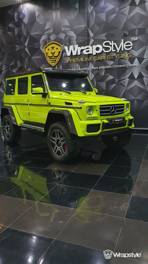 Mercedes-Benz G63 AMG - Lime Green Wrap | WrapStyle