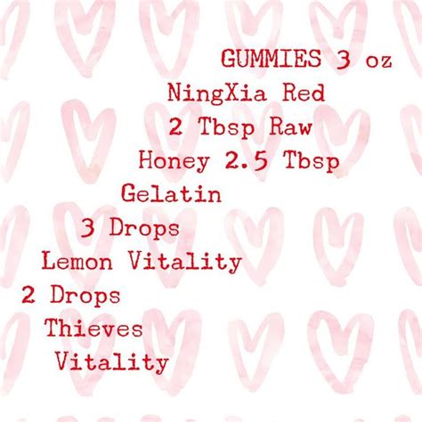 Jordan Lee shared her process for perfect NR gummies. Essential Oil ...