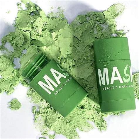 Green Tea Mask Stick Face Moisturizes Oil Control Green Tea Purifying