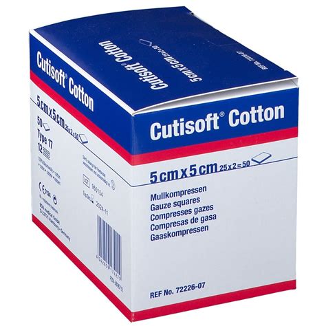 Cutisoft® Cotton Steril 5 Cm X 5 Cm 25x2 St Shop Apotheke