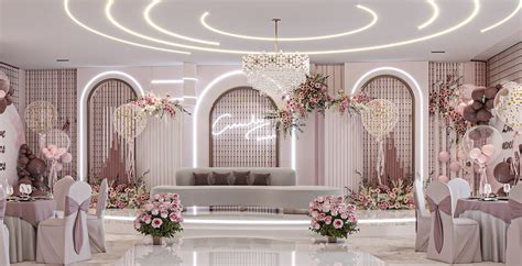 Wedding hall design on Behance