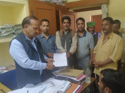 Demand Letter Of Kisan Sabha In Nirmand Memorandum Submitted To