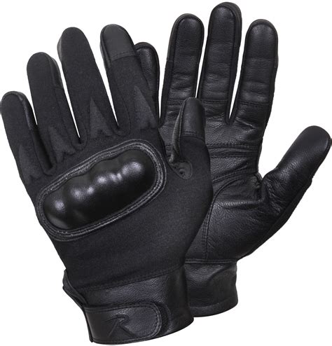 Black - Hard Knuckle Cut and Fire Resistant Gloves - Galaxy Army Navy