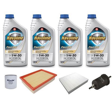 Kit Troca Gm Spin 1 8 8v Havoline 5w30 Todos Filtros Submarino