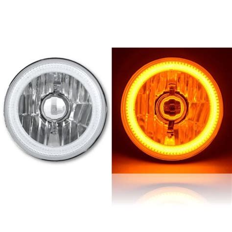 H H Amber Cob Smd Led Halo Angel Eye Halogen Light Bulb