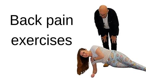 Back Pain Exercises Sciatica And Femoral Neuropathy Youtube