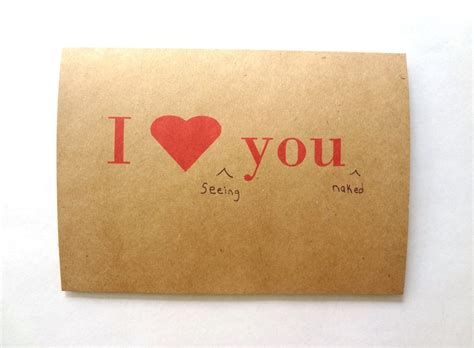 Sexy I Love You Card For Boyfriend Girlfriend By Spellingbeecards